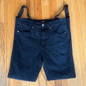 Express Black Denim High Rise Skinny Jeans